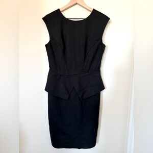 Ted Baker Black Peplum Dress